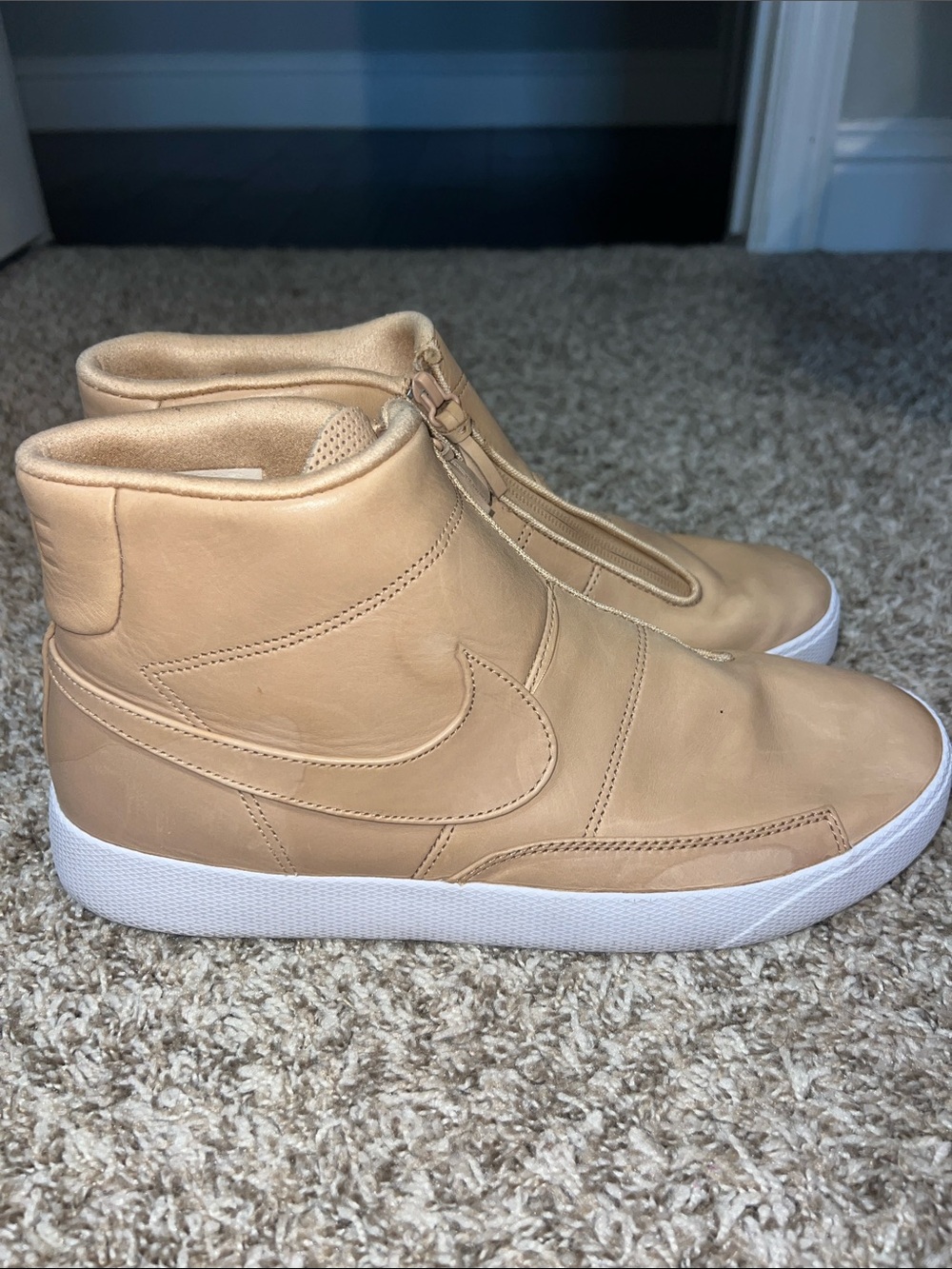 NikeLab BLAZER! Advanced Vachetta in Tan Leather - RARE! Men’s Size 10